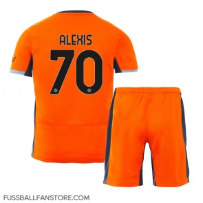 Inter Milan Alexis Sanchez #70 Replik 3rd trikot Kinder 2023-24 Kurzarm (+ Kurze Hosen)
